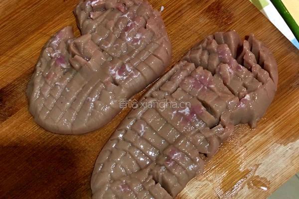 爆炒腰花的做法图解2