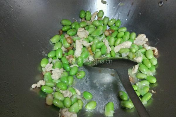 毛豆炒鸡的做法图解6