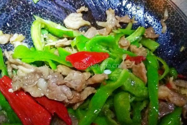 青椒炒羊肉的做法图解9