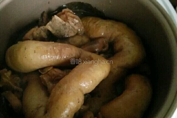 大肠酿糯米的做法图解1