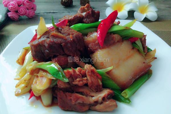 葱爆猪肉的做法图解9