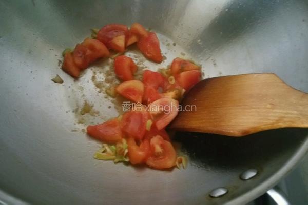 西红柿豆腐紫菜汤的做法图解3