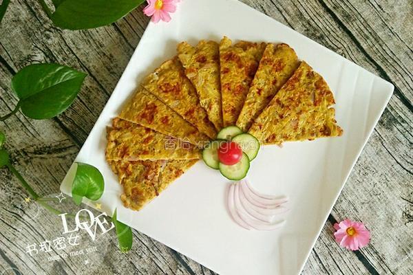 洋葱鸡蛋饼的做法图解8