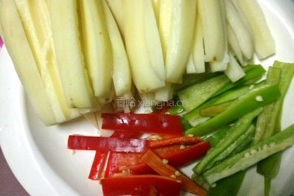 香麻莲藕条的做法图解2