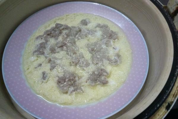 鸡蛋蒸肉饼的做法图解6
