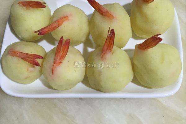 土豆虾球的做法图解3