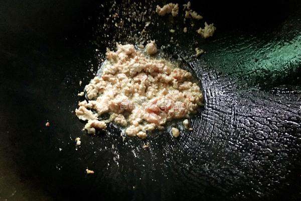 青豆肉末的做法图解4