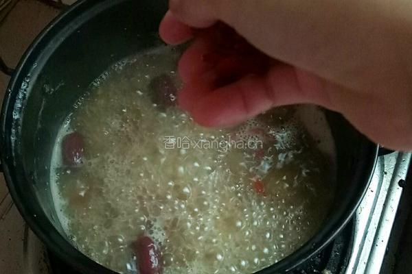 桂圆粥的做法图解3