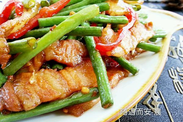 长豆角炒肉的做法图解12