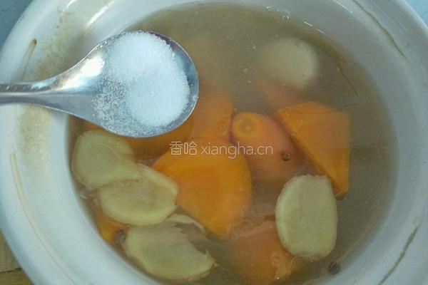 胡萝卜羊肉汤的做法图解9
