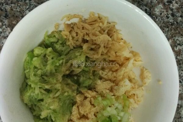 葫芦馅素菜包子的做法图解9