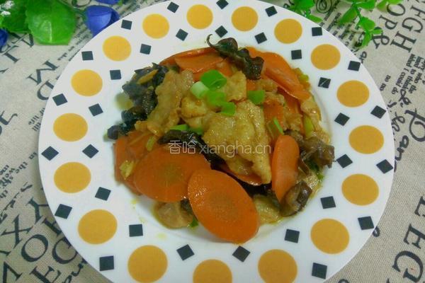 猪肉炒胡萝卜的做法图解9