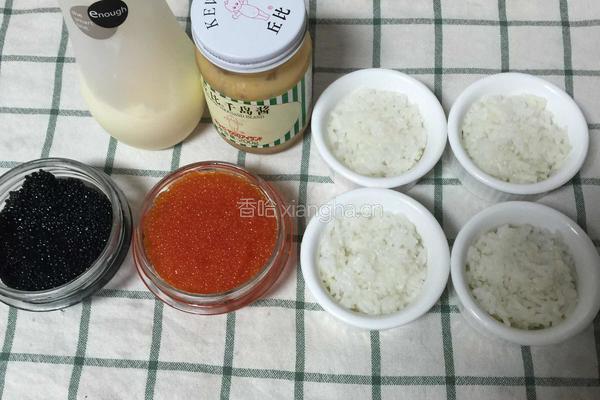鱼子寿司沙拉的做法图解2
