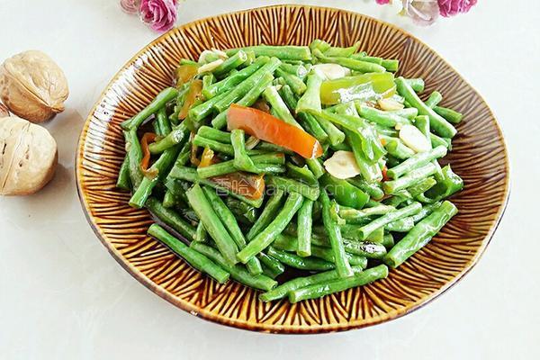 青椒豇豆的做法图解9