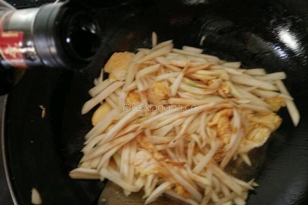 茭白炒鸡蛋的做法图解8