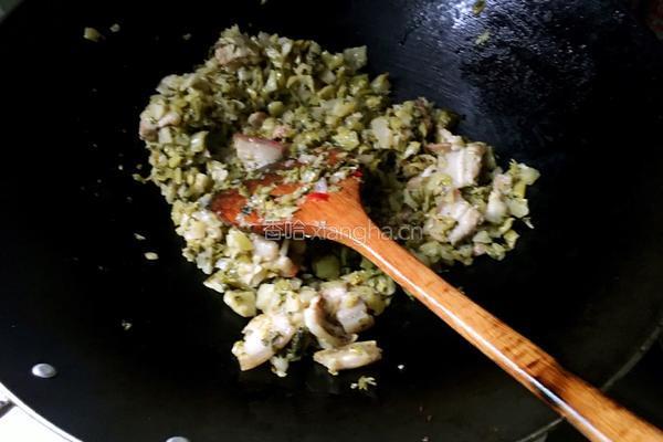 酸菜肉的做法图解6