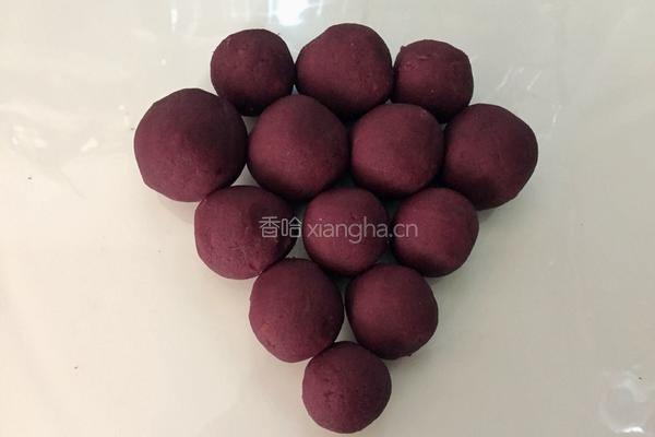 紫薯球的做法图解4