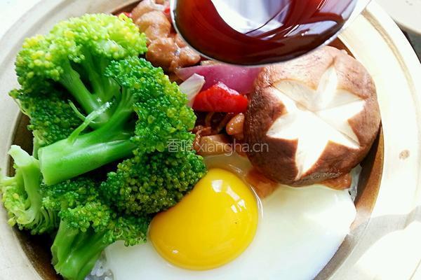 香菇鸡肉煲仔饭的做法图解19