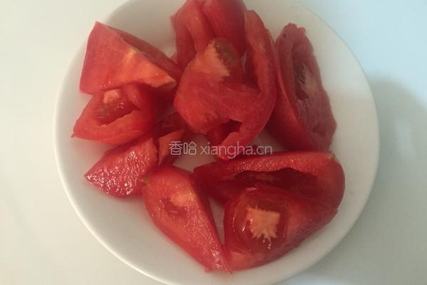 鸡蛋西红柿龙须面的做法图解2