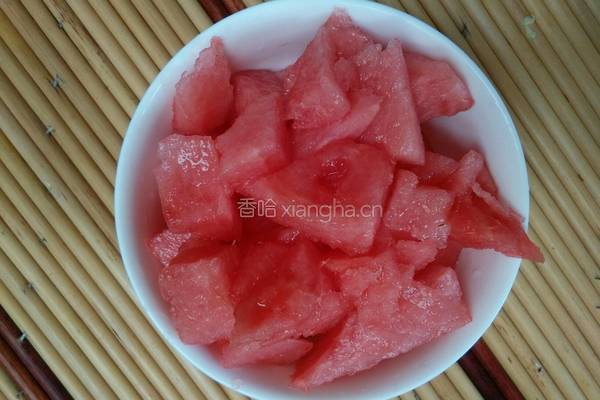 西瓜刨冰的做法图解3