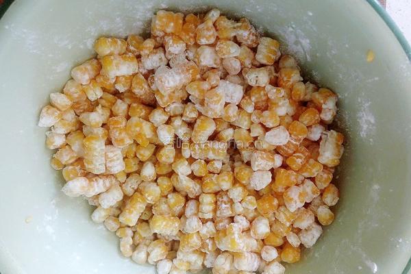 香甜玉米烙的做法图解4