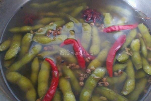 香糟毛豆的做法图解6