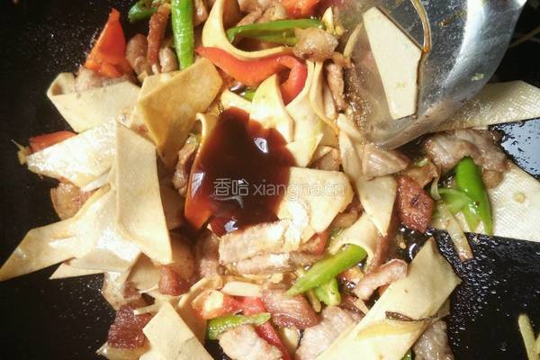 豆干小炒肉的做法图解5