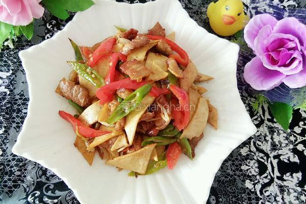 豆干小炒肉的做法图解7