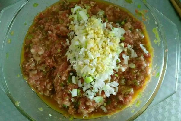 羊肉饺子馅的做法图解4