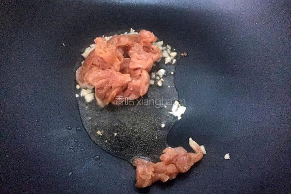 酸菜肉片的做法图解3