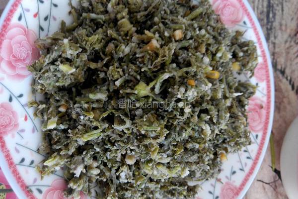 蒸胡萝卜叶的做法图解4
