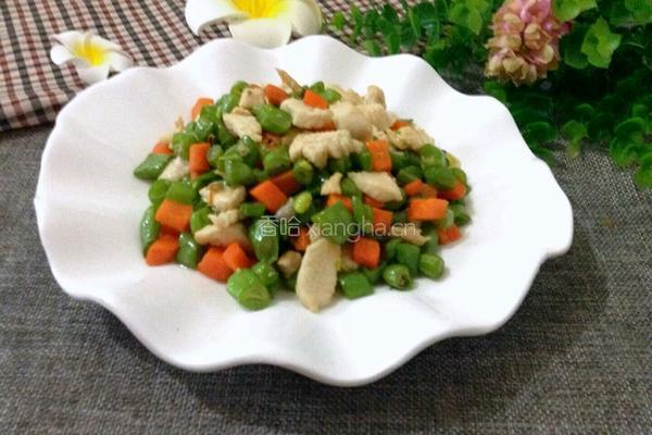 鸡肉炒四季豆的做法图解8