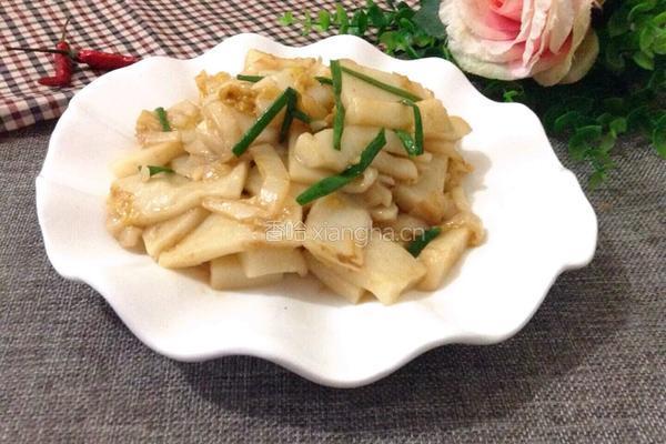 白菜炒年糕的做法图解9