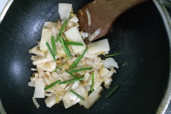 白菜炒年糕的做法图解8