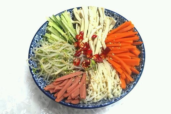 捞汁什锦的做法图解8