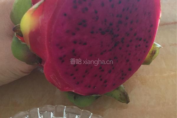 简易火龙果牡丹花的做法图解1