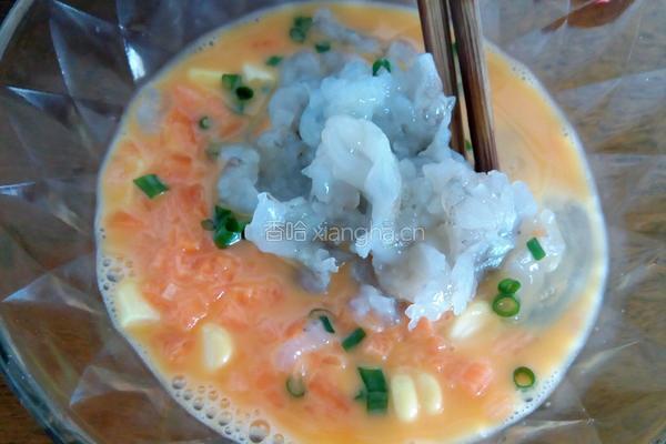 虾仁蛋卷的做法图解6