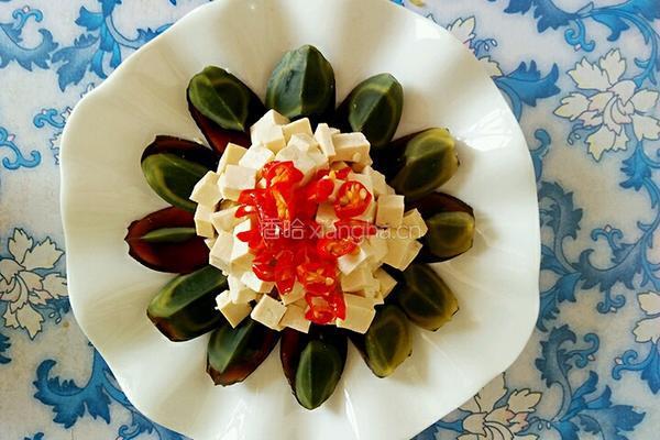 松花拌豆腐的做法图解12