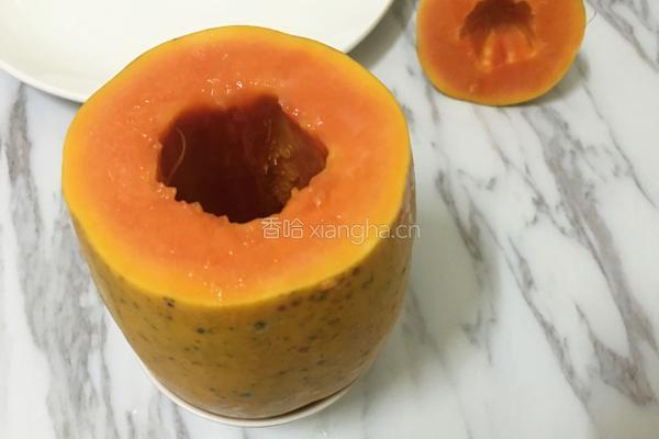 木瓜牛奶冻的做法图解8