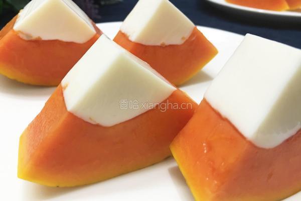 木瓜牛奶冻的做法图解14