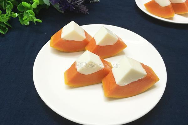木瓜牛奶冻的做法图解16