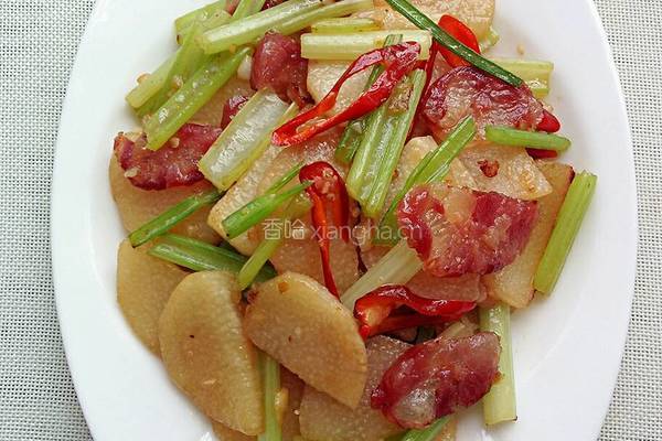 西芹炒山药的做法图解10