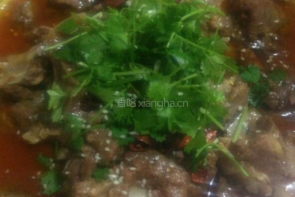 红焖带骨羊肉