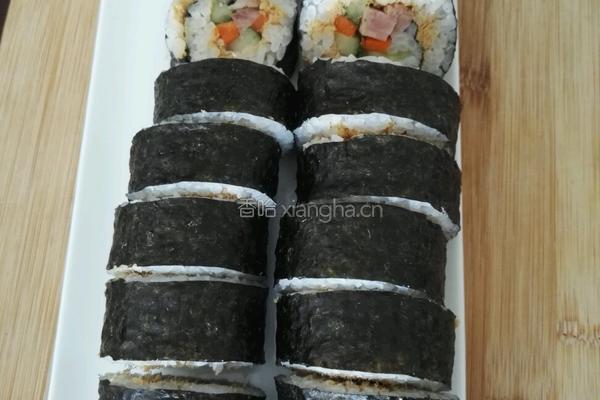 紫菜寿司卷的做法图解3