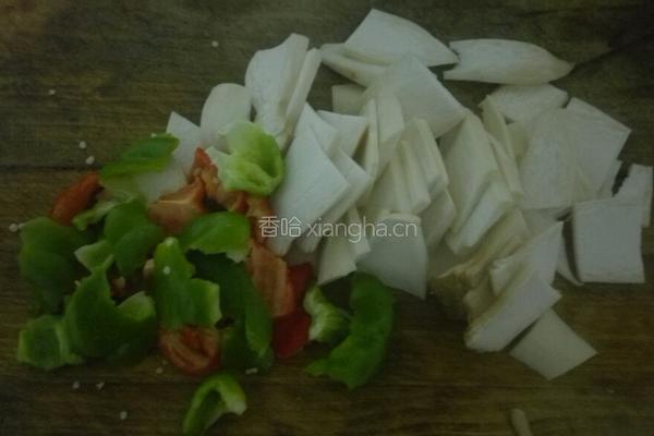 酱爆杏鲍菇的做法图解1