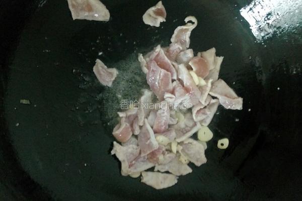 香菇炒肉片的做法图解6