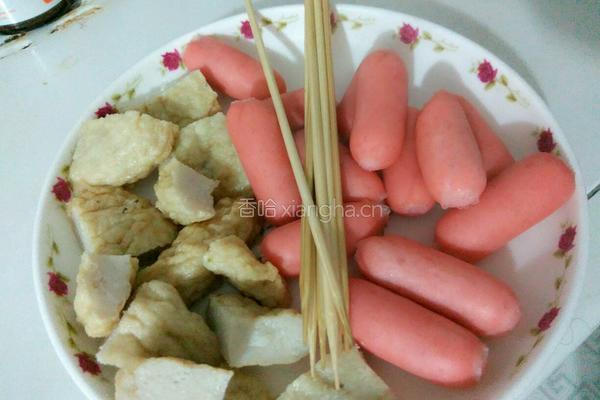 微波炉烤串的做法图解1