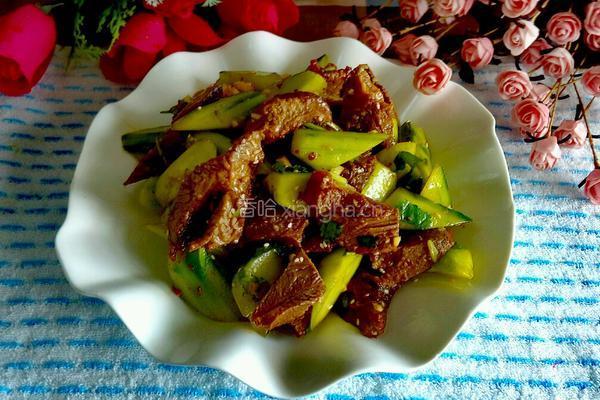 黄瓜拌牛肉的做法图解11
