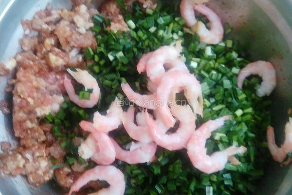 韭菜猪肉虾仁水饺的做法图解7