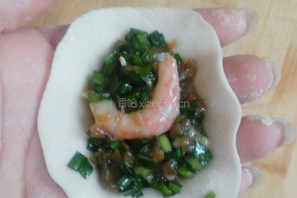韭菜猪肉虾仁水饺的做法图解11